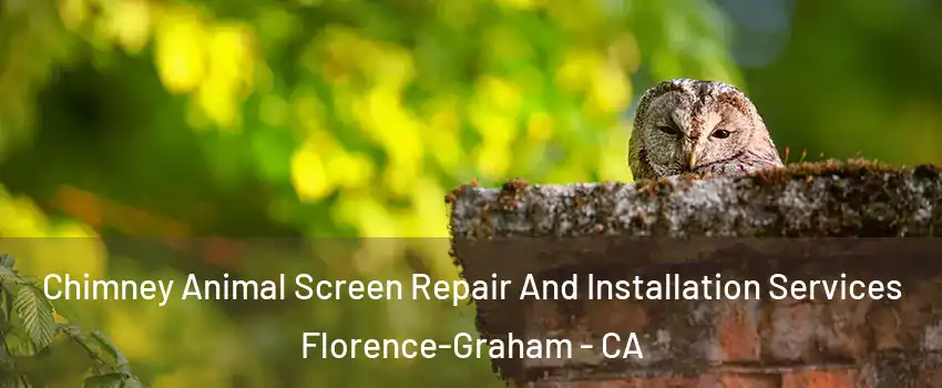  Chimney Animal Screen Repair And Installation Services Florence-Graham - CA